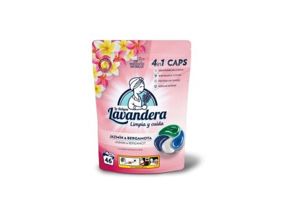 Kapsule na pranie Lavandera, jasmín & bergamot, 46 ks  + praktický pomocník k objednávke