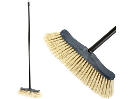 Metla Geco Z30P, plast, s násadou plast 1200 mm, 30 cm  + praktický pomocník k objednávke