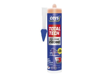 Lepidlo Ceys TOTAL TECH, terakota, 2v1 tmel, 290 ml  + praktický pomocník k objednávke
