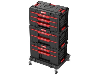 Box QBRICK. System ONE Workshop - Cart, 3x Toolbox, 4 dielna sada boxov na náradie  + praktický pomocník k objednávke