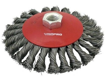 Kefa VRCPRO 125 mm, okružná, misková, vrkočová, M14x2, drôt 0.4 mm  + praktický pomocník k objednávke