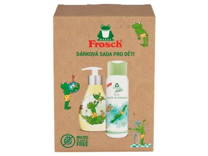 Súprava darčeková Frosch, sprchový gél a šampón, detská, 2x 300 ml  + praktický pomocník k objednávke