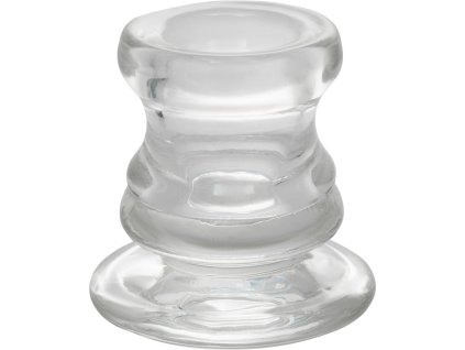 Stojan na sviečku MagicHome Vianoce, sklo, 5,5x5,5 cm  + praktický pomocník k objednávke