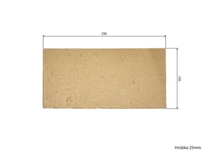Šamot 29,5 x 14,5 x 2,5  + praktický pomocník k objednávke
