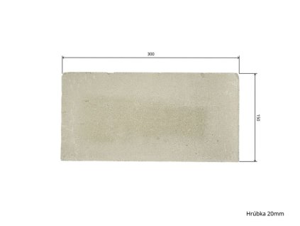 Šamot 30 x 15 x 2  + praktický pomocník k objednávke