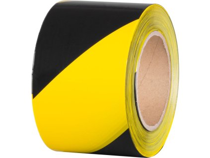 Páska Strend Pro, 80 mm, L-250 m, PE, výstražná, žltá/čierna  + praktický pomocník k objednávke