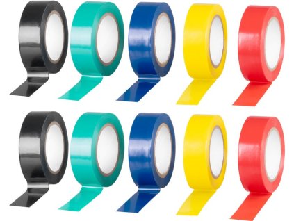 Páska Strend Pro, 19 mm, L-10 m, PVC, max. 80.C, 600V, izolačná, rôzne farby, lepiaca, bal. 10 ks  + praktický pomocník k objednávke