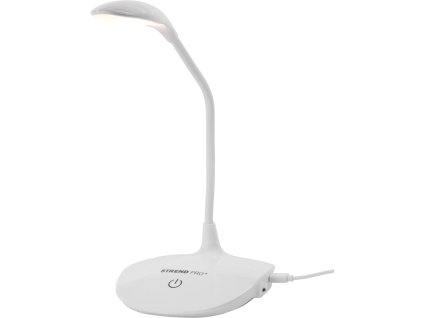 Lampa Strend Pro, stolná, LED, voľba intenzity svetla, USB, 2 W, biela  + praktický pomocník k objednávke