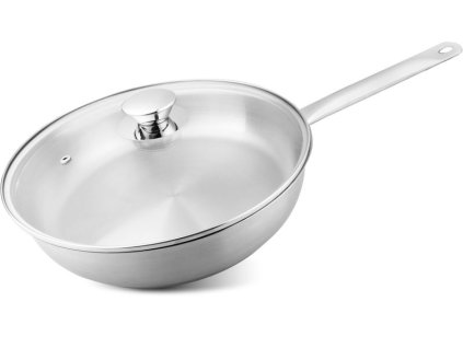 Panvica MagicHome Chloe, 24 cm, 2,5 lit., so sklenenou pokrievkou, nerez  + praktický pomocník k objednávke