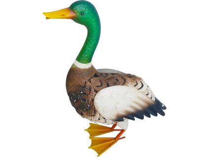 Dekorácia MagicHome Mecco, Kačka, plech, 37x16,5x47 cm  + praktický pomocník k objednávke