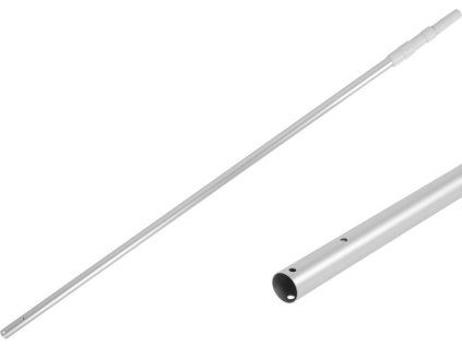 Tyč Strend Pro Pool, teleskopická násada pre sieťku do bazénu, 150-450 cm, 0,8 mm, strieborná  + praktický pomocník k objednávke