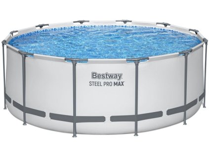 Bazén Bestway. Steel Pro MAX, set, 3,66 x1,22 m, rebrík, filtračné čerpadlo, f. vložka, kryt bazéna, opravná záplata  + praktický pomocník k objednávke