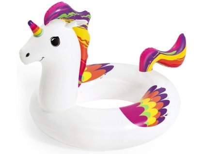 Kruh Bestway. 36159 Jednorožec, koleso, detský, nafukovací, koleso do vody, 119x91 cm  + praktický pomocník k objednávke