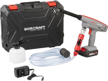 Pištoľ Worcraft CPC-S20LiEM, ShareSYS, vysokotlakový, 1x akumulátor 2.0Ah, 1x nabíjačka  + praktický pomocník k objednávke