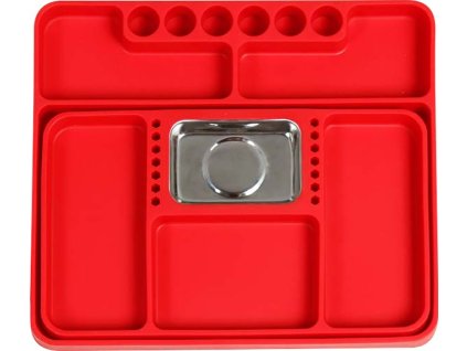 Nádoba Strend Pro, na skrutky, magnetická, silikónová, do autodielní, 272x240x25 mm  + praktický pomocník k objednávke