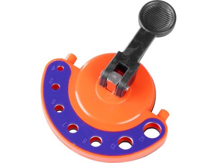 Šablóna Strend Pro, na vŕtanie otvorov, s prísavkou, 4-12 mm  + praktický pomocník k objednávke