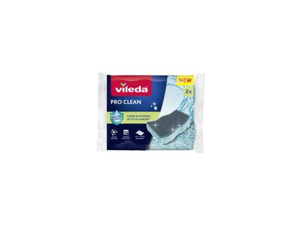 Hubka Vileda Pro Clean, viskózna, bal 2 ks  + praktický pomocník k objednávke
