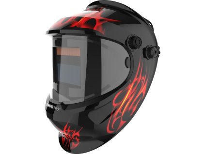 Kukla zváračská Strend Pro Galaxy Flame, AutoDark, samostmievacia  + praktický pomocník k objednávke