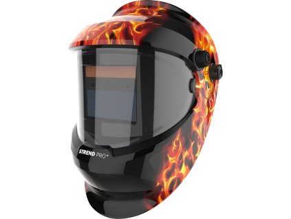 Kukla zváračská Strend Pro Galaxy Fire Skull, AutoDark, samostmievacia  + praktický pomocník k objednávke