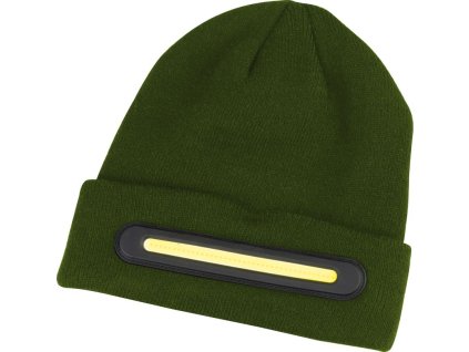 Čiapka Strend Pro beanie, 40x LED, zelená, akrylové vlákna, 750 mAh batéria  + praktický pomocník k objednávke