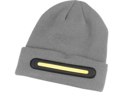 Čiapka Strend Pro beanie, 40x LED, šedá, akrylové vlákna, 750 mAh batéria  + praktický pomocník k objednávke