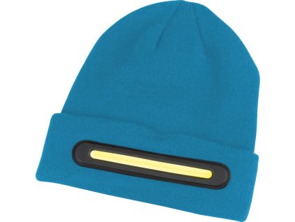Čiapka Strend Pro beanie, 40x LED, modrá, akrylové vlákna, 750 mAh batéria  + praktický pomocník k objednávke