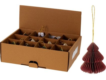 Dekorácia na stromček, stromček, 8 cm, mix farieb, .  + praktický pomocník k objednávke