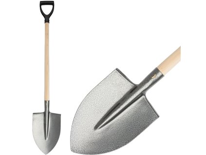 Rýľ S506.WH špicatý, KomaXit, drevená násada D  + praktický pomocník k objednávke