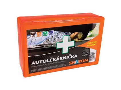 Autolekarnicka Sheron, plast, SK  + praktický pomocník k objednávke