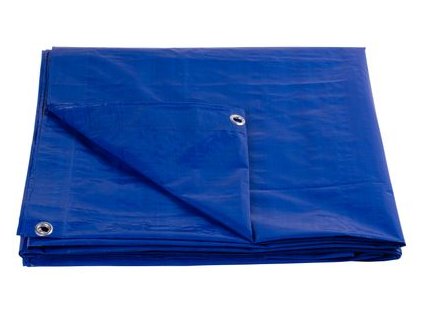 Plachta Tarpaulin Standard 2x4, zakrývacia, 80 g/m2, modrá, s okami  + praktický pomocník k objednávke