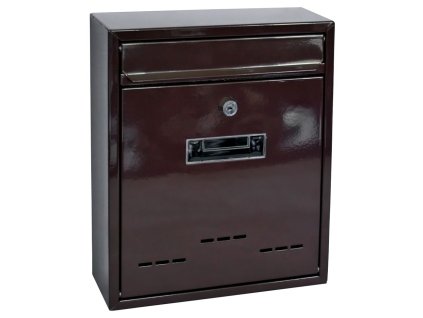 Schránka FLATBLOCK 31x26x9 cm, poštová, hnedá  + praktický pomocník k objednávke