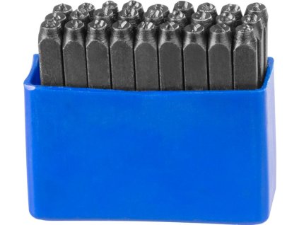 Razidla abeceda HR59104, výška písma 4 mm, písmenková, 27 ks  + praktický pomocník k objednávke