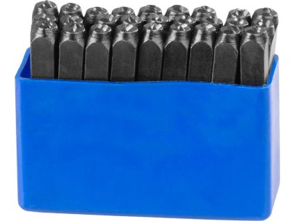 Razidla abeceda HR59105, výška písma 5 mm, písmenková, 27 ks  + praktický pomocník k objednávke