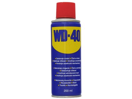 Sprej WD-40. 200 ml  + praktický pomocník k objednávke