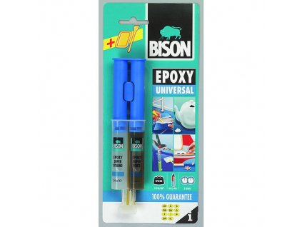 Lepidlo Bison Epoxy Universal, 24 ml  + praktický pomocník k objednávke
