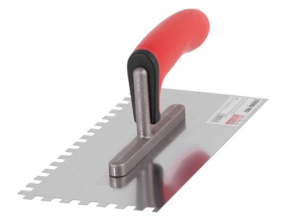 Hladítko Strend Pro Premium BRAVO RED SoftHand, , 270x130 mm, 0,7 mm, e4 mm, nerez  + praktický pomocník k objednávke