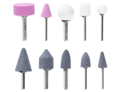 Sada brúsnych teliesok Strend Pro RGT1010, 10 dielna, so stopkou  + praktický pomocník k objednávke