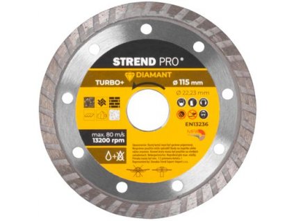 Kotúč Strend Pro 521C, 115 mm, diamantový, Turbo +  + praktický pomocník k objednávke