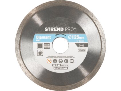 Kotúč Strend Pro 521B, 125 mm, diamantový, plný  + praktický pomocník k objednávke