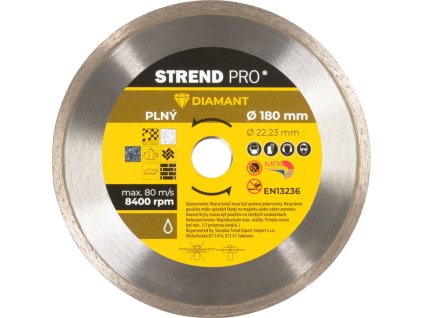 Kotúč Strend Pro 521B, 180 mm, diamantový, plný  + praktický pomocník k objednávke
