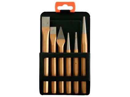 Sada sekáčov a priebojníkov GP006D13A, 6 dielna  + praktický pomocník k objednávke