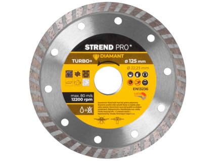 Kotúč Strend Pro 521C, 125 mm, diamantový, Turbo +  + praktický pomocník k objednávke