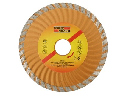 Kotúč KONNER D71070 230 mm, diamantový, Turbo Wave  + praktický pomocník k objednávke