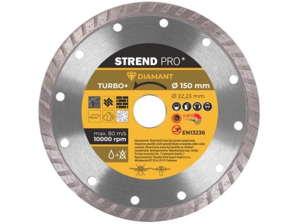 Kotúč Strend Pro 521C, 150 mm, diamantový, Turbo +  + praktický pomocník k objednávke