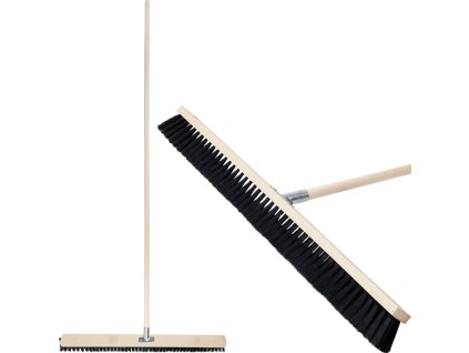 Metla Geco Z80NU, 800 mm, drevo/kov, s násadou  + praktický pomocník k objednávke