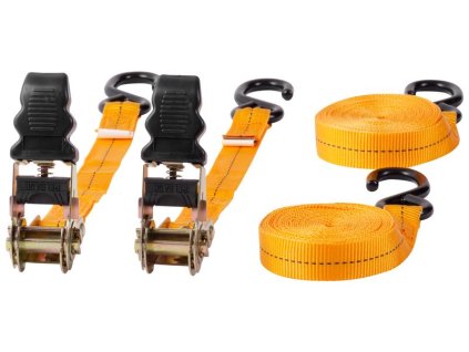 Popruh upínací Strend Pro, pás s račňou, 25 mm, L-4,5 m, max. 500 kg, bal. 2ks  + praktický pomocník k objednávke