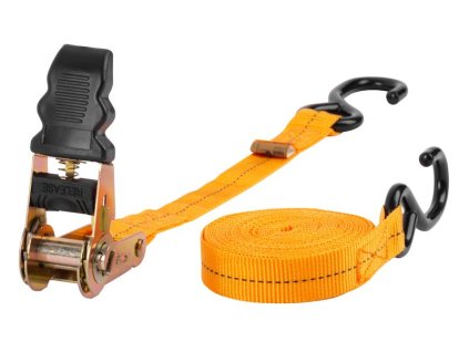 Popruh upínací Strend Pro, pás s račňou, 25 mm, L-4,5 m, max. 500 kg  + praktický pomocník k objednávke