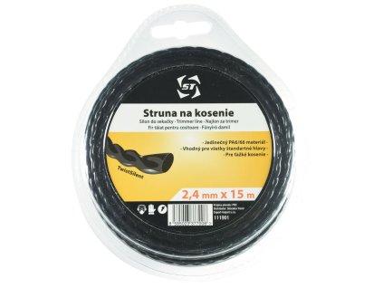 Silon na kosenie TwistSilent Professional 3,0 mm L-15 m, špirálový  + praktický pomocník k objednávke