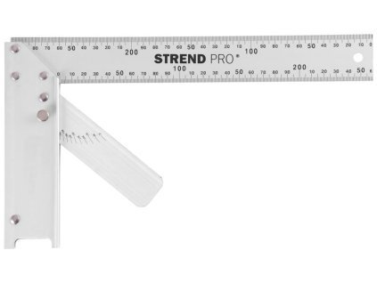 Uholník FSC-08 300 mm, Alu, s uhlomerom  + praktický pomocník k objednávke