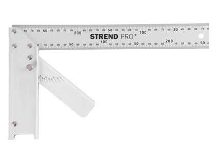 Uholník FSC-08 300 mm, Alu, s uhlomerom  + praktický pomocník k objednávke